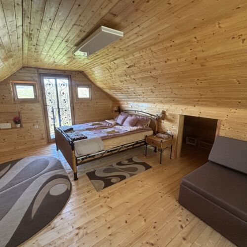 Domek weekendowy 2-osobowy cały dom z widokiem na las (możliwa dostawka)