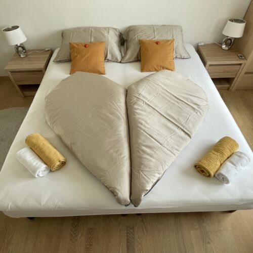 Apartament la etaj cu balcon cu 2 camere pentru 4 pers.