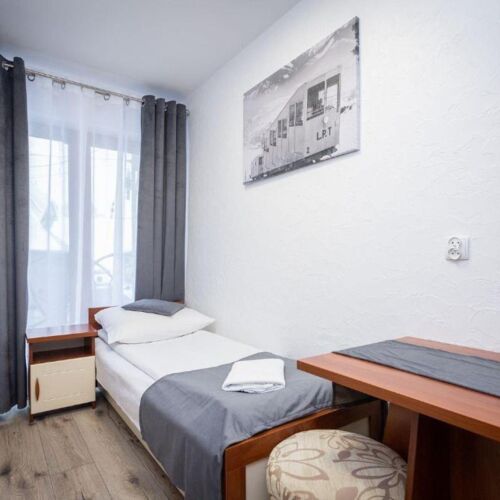 Pokój 1-osobowy z balkonem z łazienką