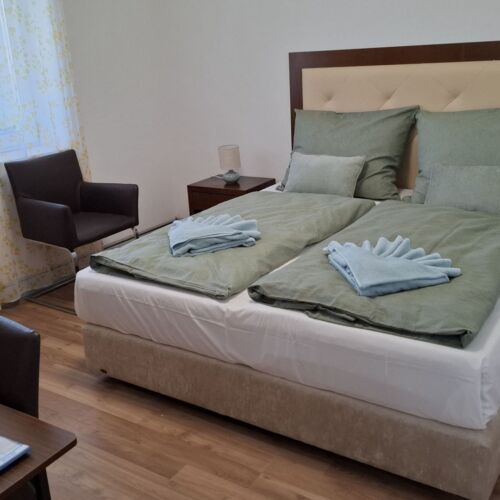 Familie Appartement mit Aussicht auf den Garten