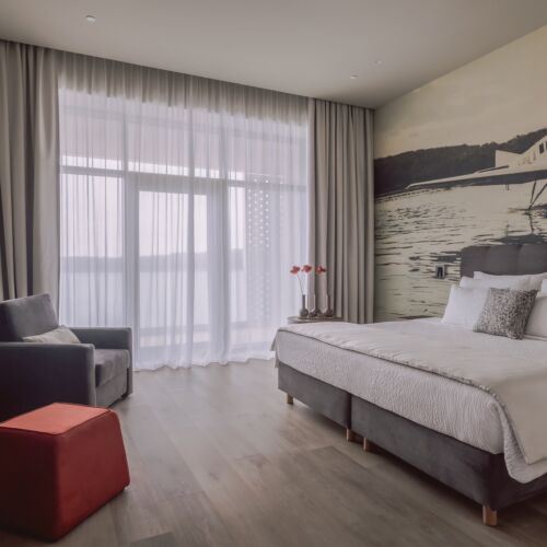 Pogled na more Balkon soba sa francuskim krevetom (za 2 osoba(e))