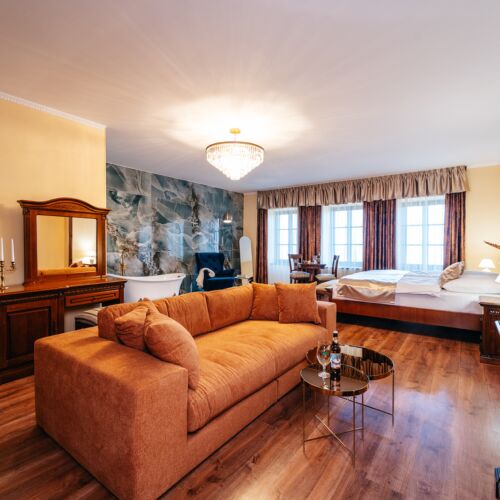 Deluxe 1-Zimmer-Apartment für 2 Personen mit Badewanne