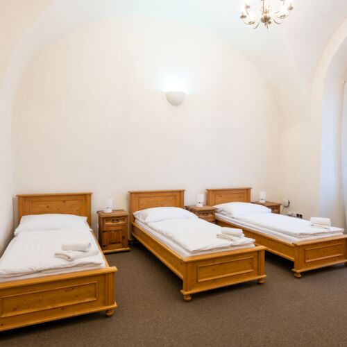 Apartman s manželskou postelí s 1 ložnicí na poschodí  (s možností přistýlky)