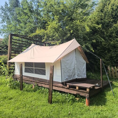 Turistický Bungalow (jako celek) pro 2 os. s výhledem do zahrady