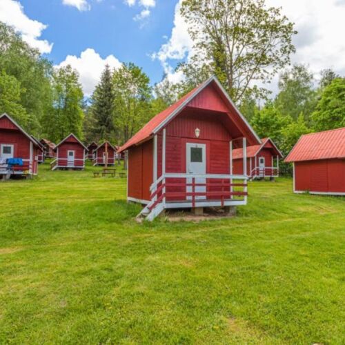 Chata (jako celek) se společnou koupelnou  pro 4 os.