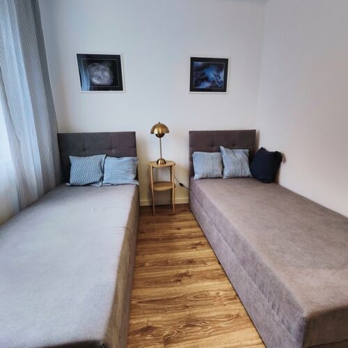 Apartament 6-osobowy na parterze Przyjemny wystrój wnętrz z 2 pomieszczeniami sypialnianymi