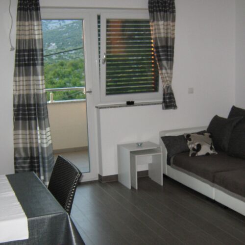 Apartament 3-osobowy z klimatyzacją z widokiem na morze z 1 pomieszczeniem sypialnianym A-24233-b