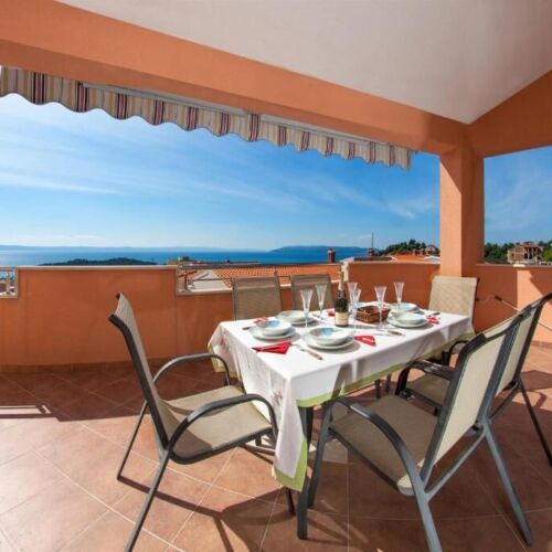 4-Zimmer-Apartment für 8 Personen mit Klimaanlage und Aussicht auf das Meer