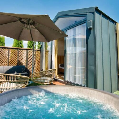 Domek całoroczny 7-osobowy Superior z widokiem na park