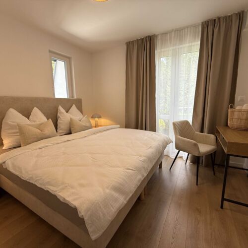 Apartament 2-osobowy Deluxe z prysznicem (możliwa dostawka)