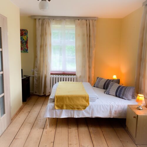 Apartament 2-osobowy na piętrze z widokiem na las z 1 pomieszczeniem sypialnianym