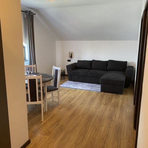 Apartament la etaj cu vedere spre lac cu 1 camera pentru 2 pers. (se poate solicita pat suplimentar)