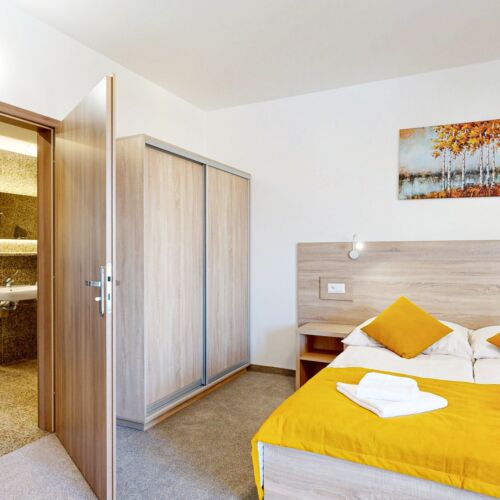 Izba s manželskou posteľou s výhľadom na hory  (s možnosťou prístelky)