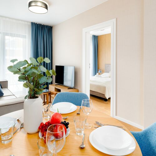 Upstairs 2-Room Apartment for 4 Persons