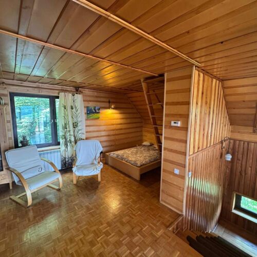 Domek całoroczny 8-osobowy cały dom z widokiem na jezioro