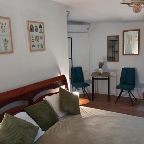 Camera dubla cu vedere spre munte cu vedere spre lac