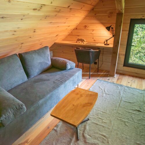 Domek całoroczny 8-osobowy Komfort z widokiem na jezioro