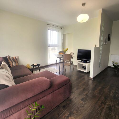 Apartament 4-osobowy na piętrze z widokiem na miasto z 2 pomieszczeniami sypialnianymi