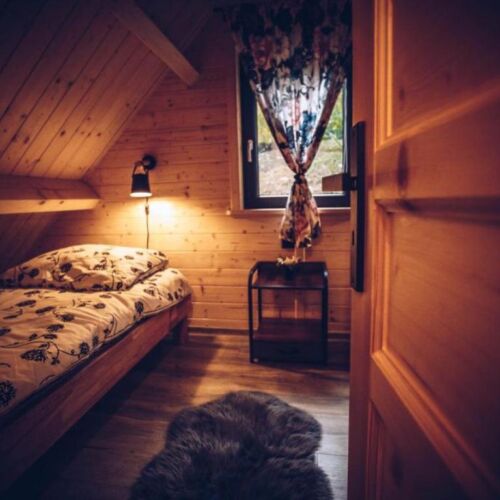 Rekreační dům (jako celek) pro 6 os. s výhledem na les celý Dům (s možností přistýlky)