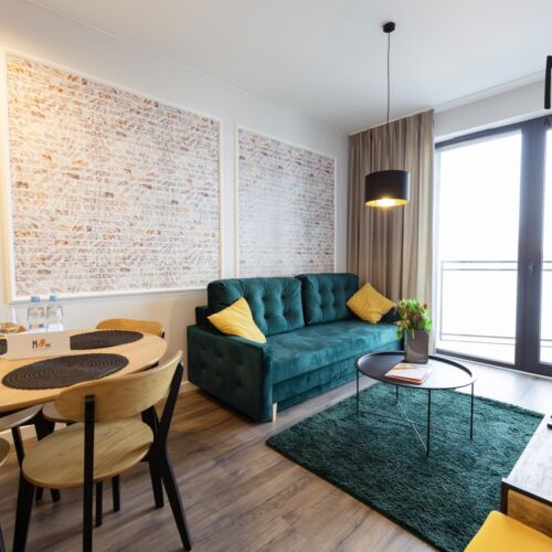 Apartament 4-osobowy z widokiem na morze z 2 pomieszczeniami sypialnianymi