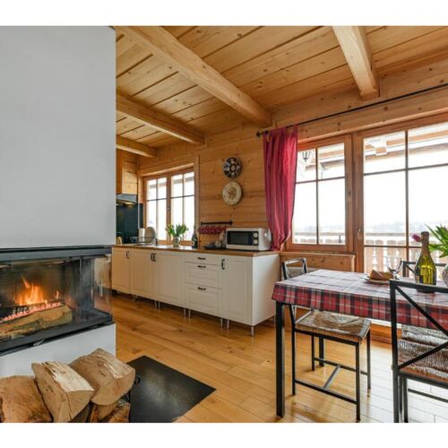 Domek drewniany 6-osobowy cały dom z widokiem na góry