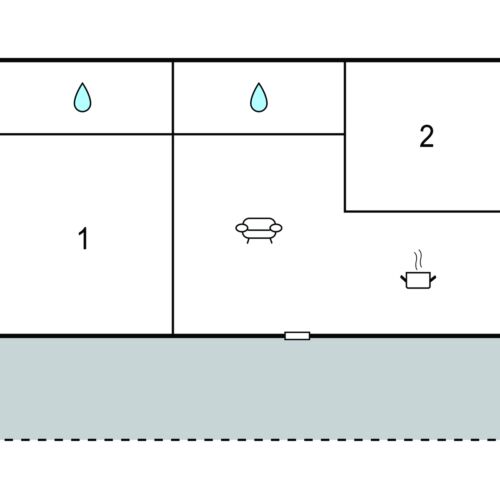 Domek całoroczny 6-osobowy 
