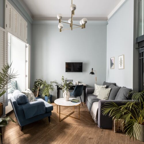 Apartament 4-osobowy na parterze Komfort z 2 pomieszczeniami sypialnianymi