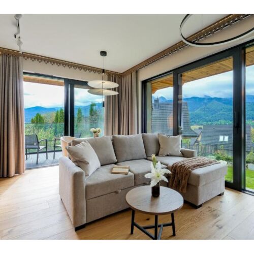 2-Zimmer-Apartment für 4 Personen mit Balkon und Aussicht auf die Berge
