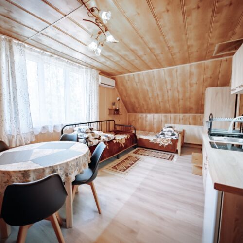 Apartament 5-osobowy z widokiem na góry z widokiem na jezioro z 1 pomieszczeniem sypialnianym