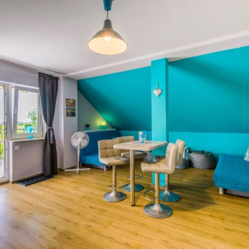 Apartman s terasou pro 4 os. s 1 ložnicí v podkroví