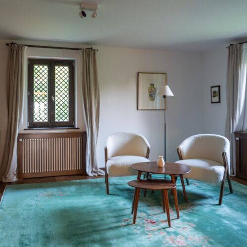 Deluxe Doppelzimmer mit Aussicht auf den Garten