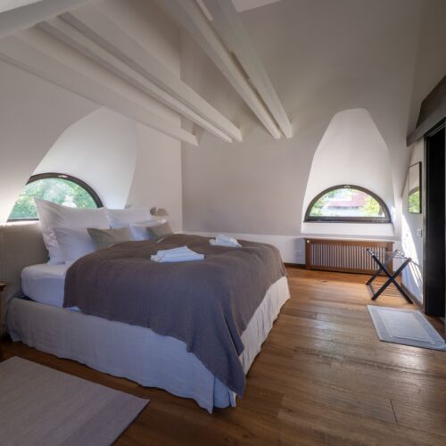 Executive 1-Zimmer-Suite für 2 Personen mit Aussicht auf den Garten