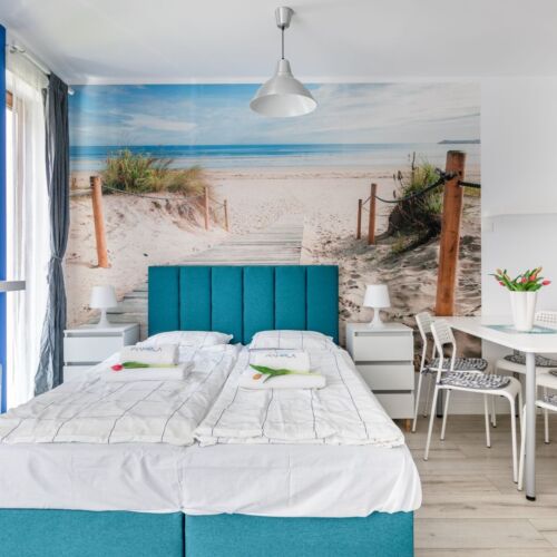 1-Zimmer-Apartment für 4 Personen mit Balkon und Klimaanlage