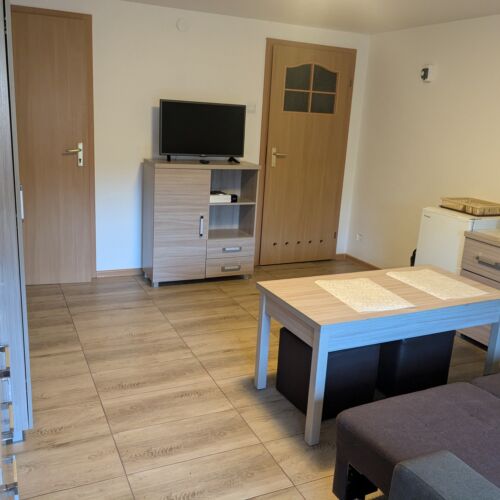 Apartament 4-osobowy w suterenie Family z 2 pomieszczeniami sypialnianymi