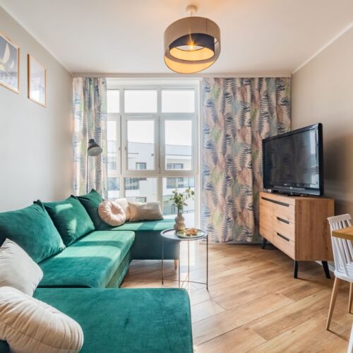 Apartament 8-osobowy z łazienką z tarasem z 3 pomieszczeniami sypialnianymi