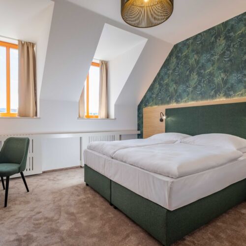 Superior Pokoj s manželskou postelí na poschodí