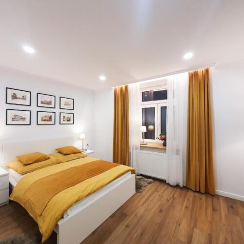 Apartament 4-osobowy z aneksem kuchennym z widokiem na ogród z 2 pomieszczeniami sypialnianymi