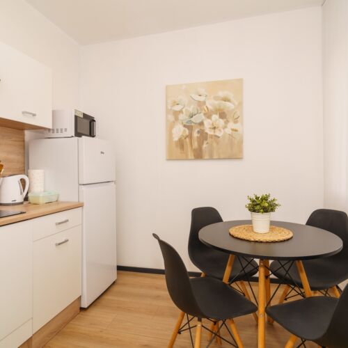 Sea View 1-Room Balcony Apartment for 2 Persons