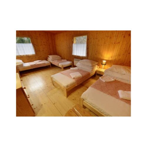 Domek drewniany 6-osobowy z dostępem do ogrodu z widokiem na góry