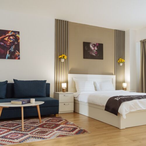 Studio Pokoj s balkónem pro 4 os.