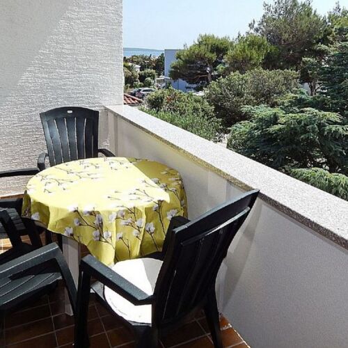 Apartament 4-osobowy z klimatyzacją z widokiem na morze z 2 pomieszczeniami sypialnianymi