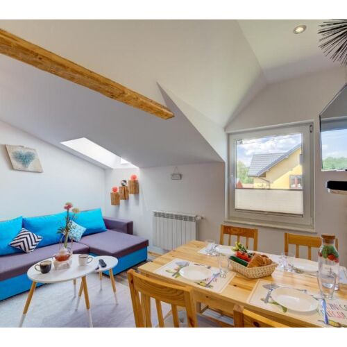 2-Zimmer-Apartment für 6 Personen mit Aussicht auf den Garten