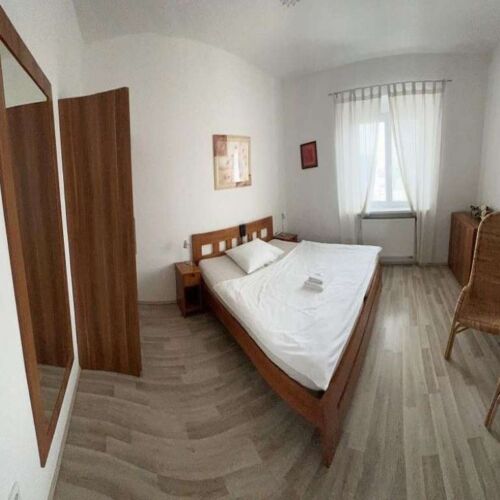Apartman s manželskou postelí s 1 ložnicí (s možností přistýlky)