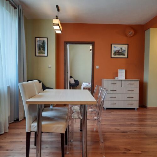 Apartament 2-osobowy z balkonem z widokiem na góry z 1 pomieszczeniem sypialnianym (możliwa dostawka)