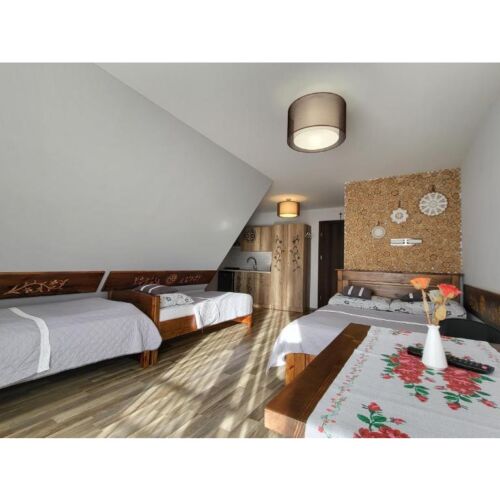 Pokój 4-osobowy z aneksem kuchennym z widokiem na góry