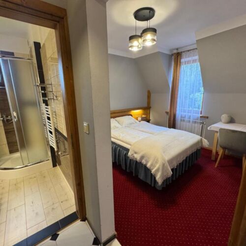 Pokój 2-osobowy Tourist z widokiem na ogród