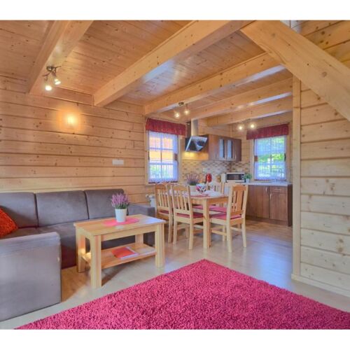 Domek drewniany 10-osobowy Przyjazny podróżom rodzinnym z widokiem na góry