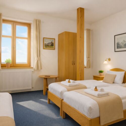 Comfort Mountain View Triple Room