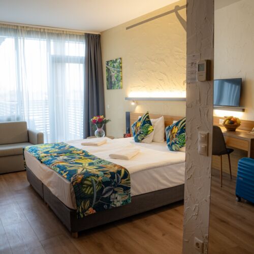 Superior Izba s balkónom pre 4 os.