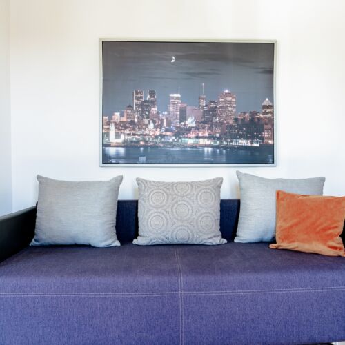 Apartament 3-osobowy z balkonem z aneksem kuchennym z 1 pomieszczeniem sypialnianym